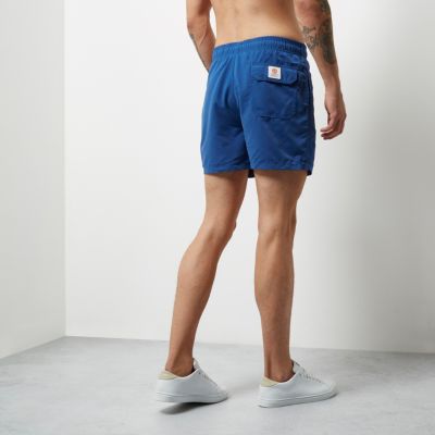 Blue Franklin & Marshall print swim shorts